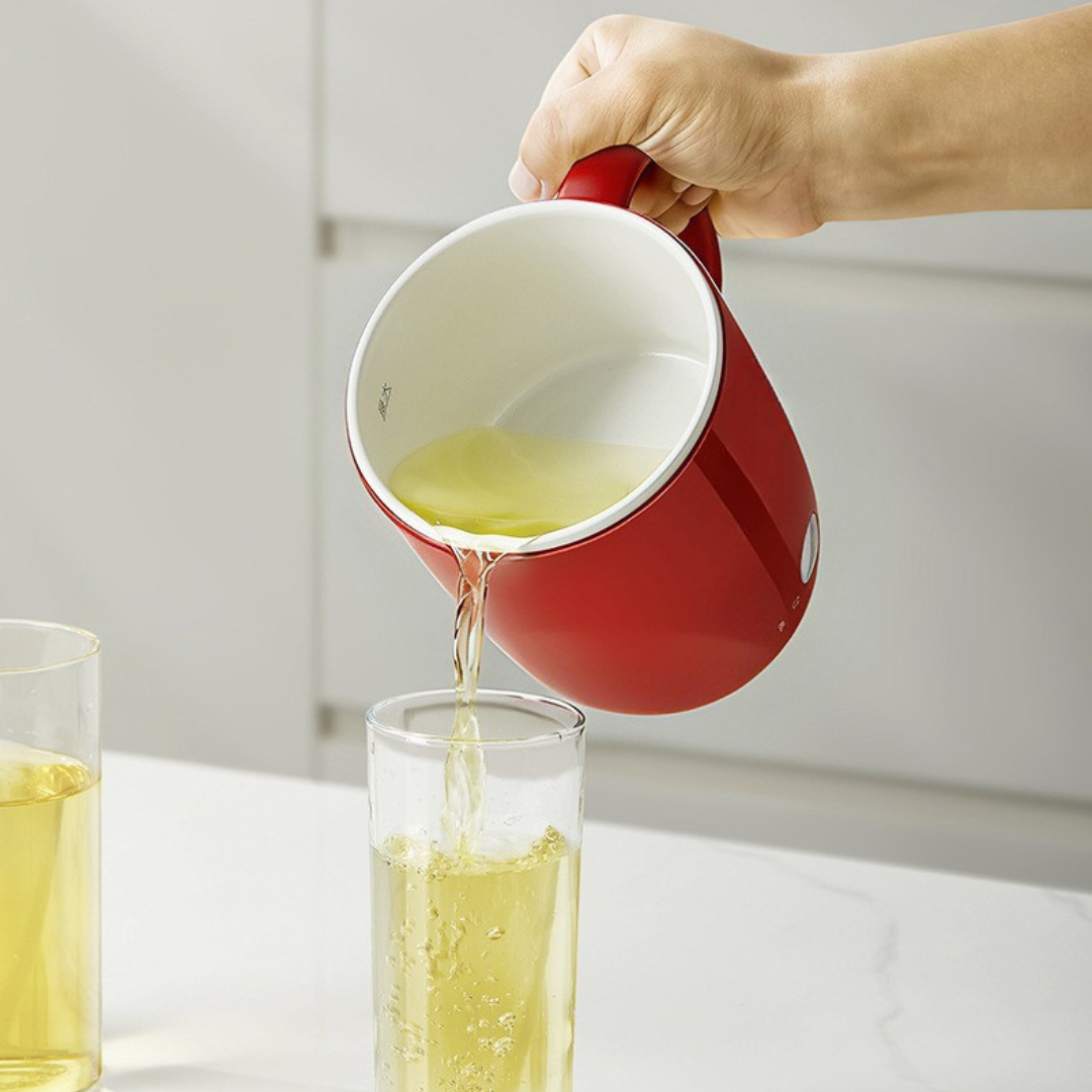 Portable Electric Water Heating Cup with Tea Infuser - 600ml Capacity