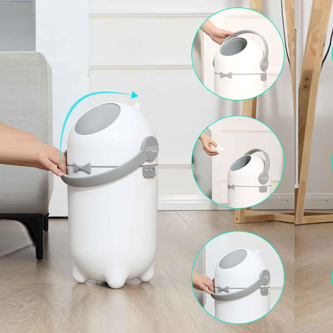 Multipurpose Odor Lock Diaper Disposal Bin