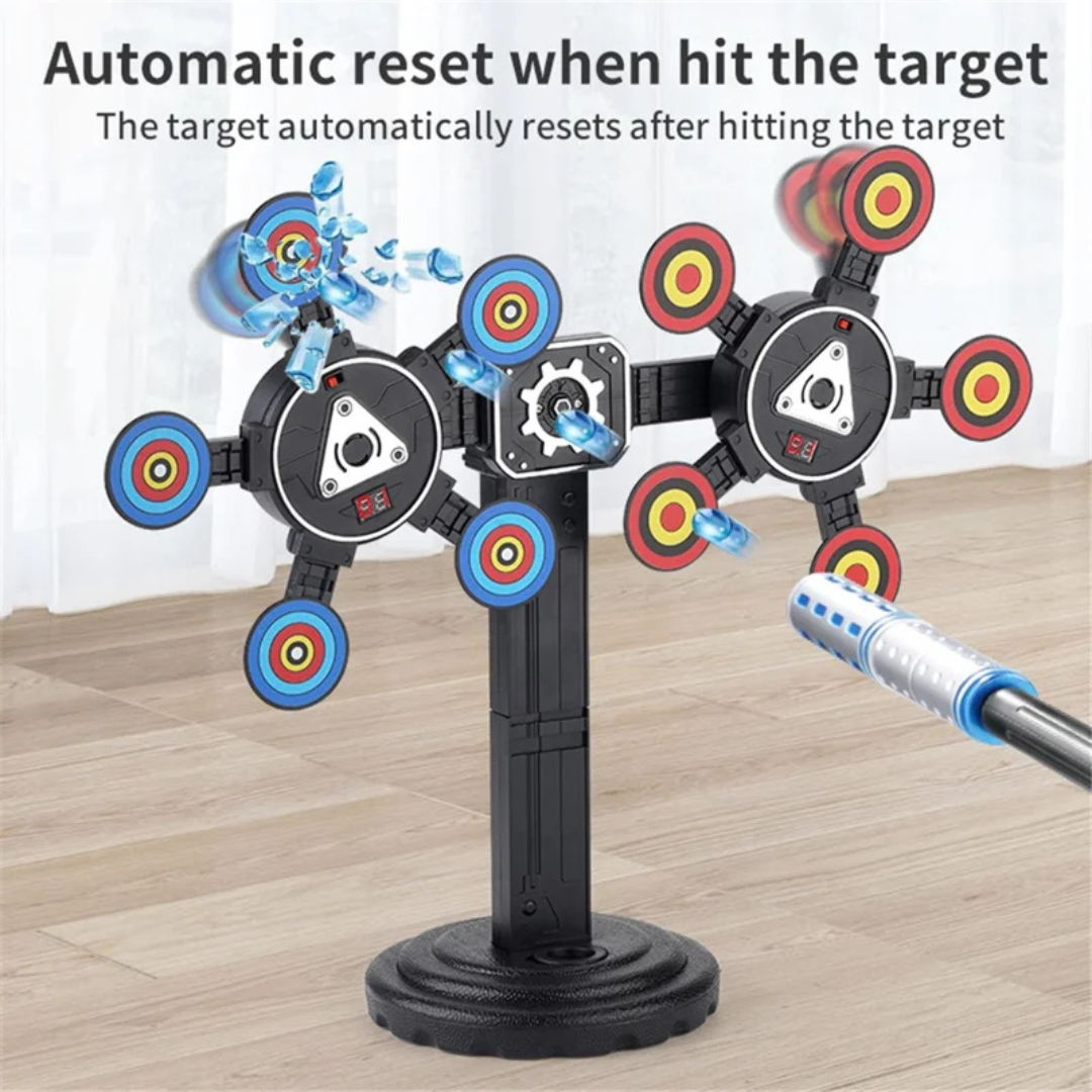 360° Electric Rotating Shooting Target with Electronic Scoring & Auto Reset