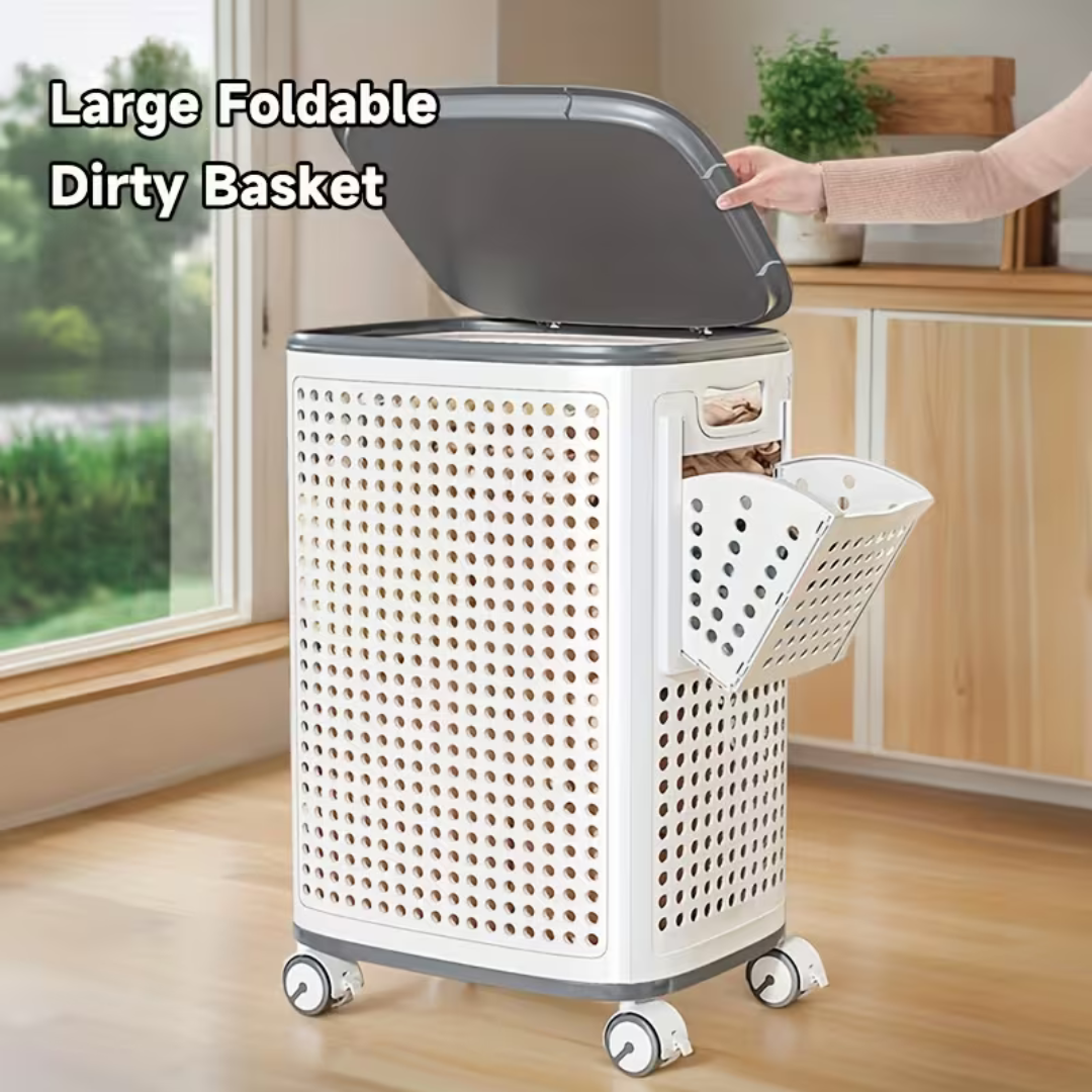 Multi Purpose Laundry Storage Basket with Wheels