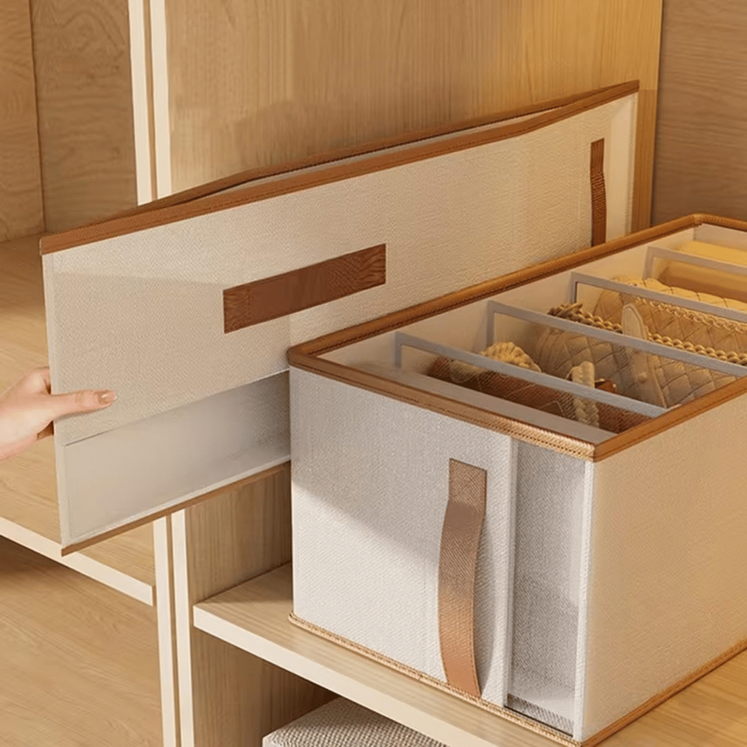 Multi Purpose Wardrobe Storage Organizer with Five Divided Sections