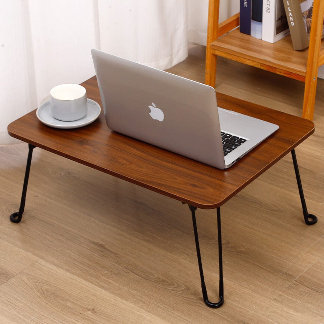Premium Wooden Laptop Study Table with Foldable Legs