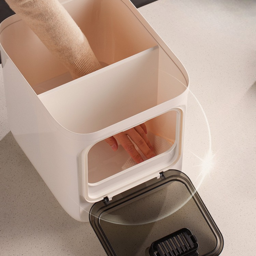 HOMERO Airtight Gravity Triple Seal Moisture-Proof Grain Dispenser - 10KG Capacity