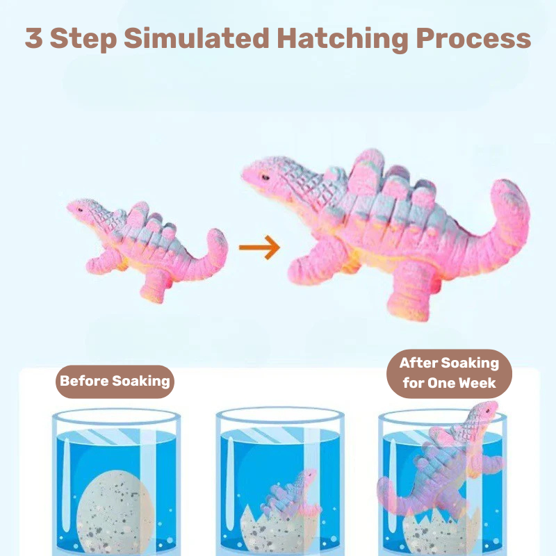 Homero Educational Water Soaked Dinosaur Egg for Kids