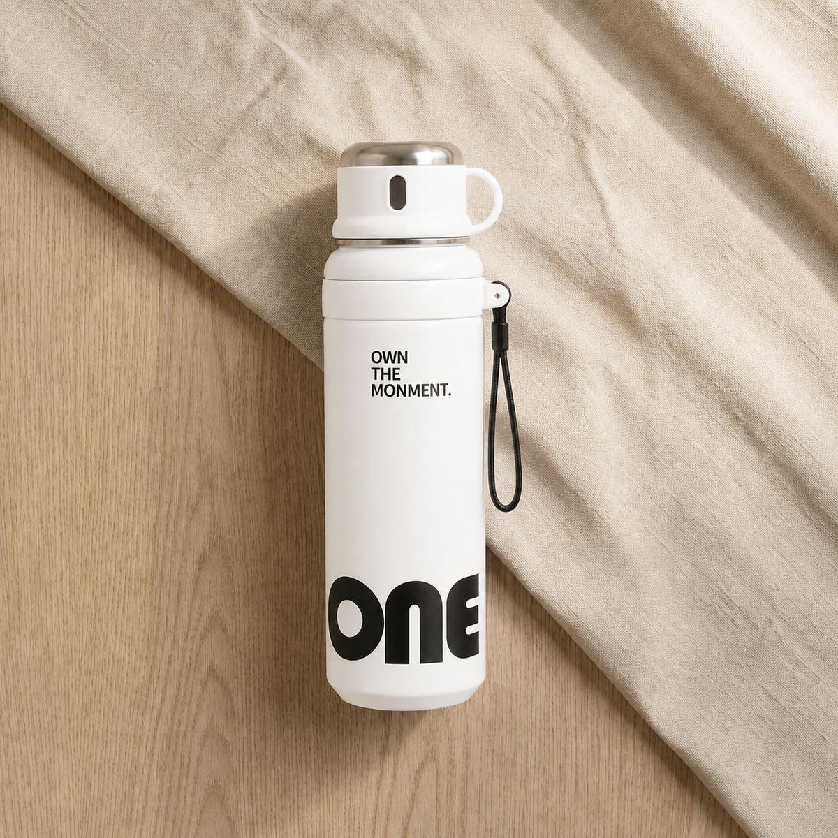 Homero Stylish Stainless Steel Leak Proof Thermal Water Bottle - 1000ml