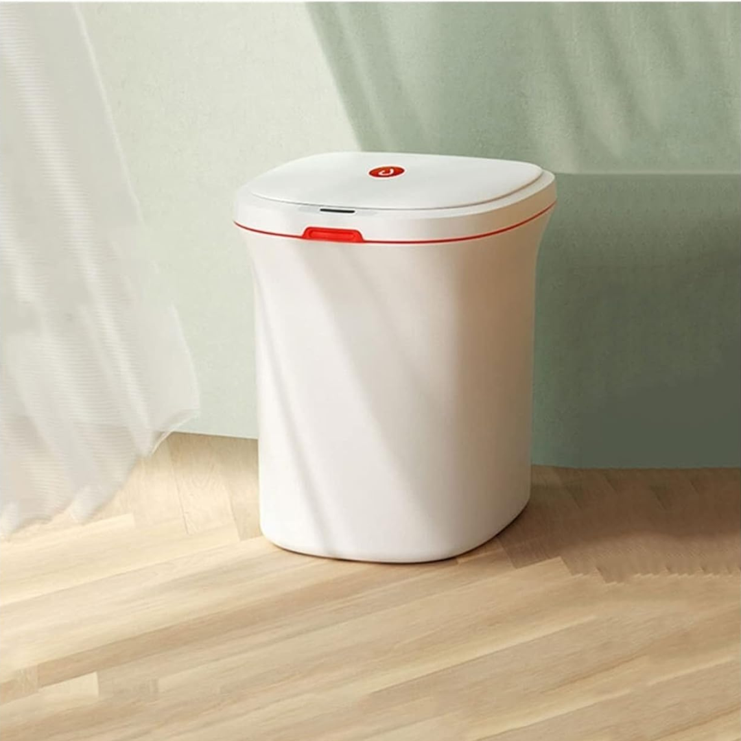Modern Waste Bin with Hidden Garbage Bag Holder