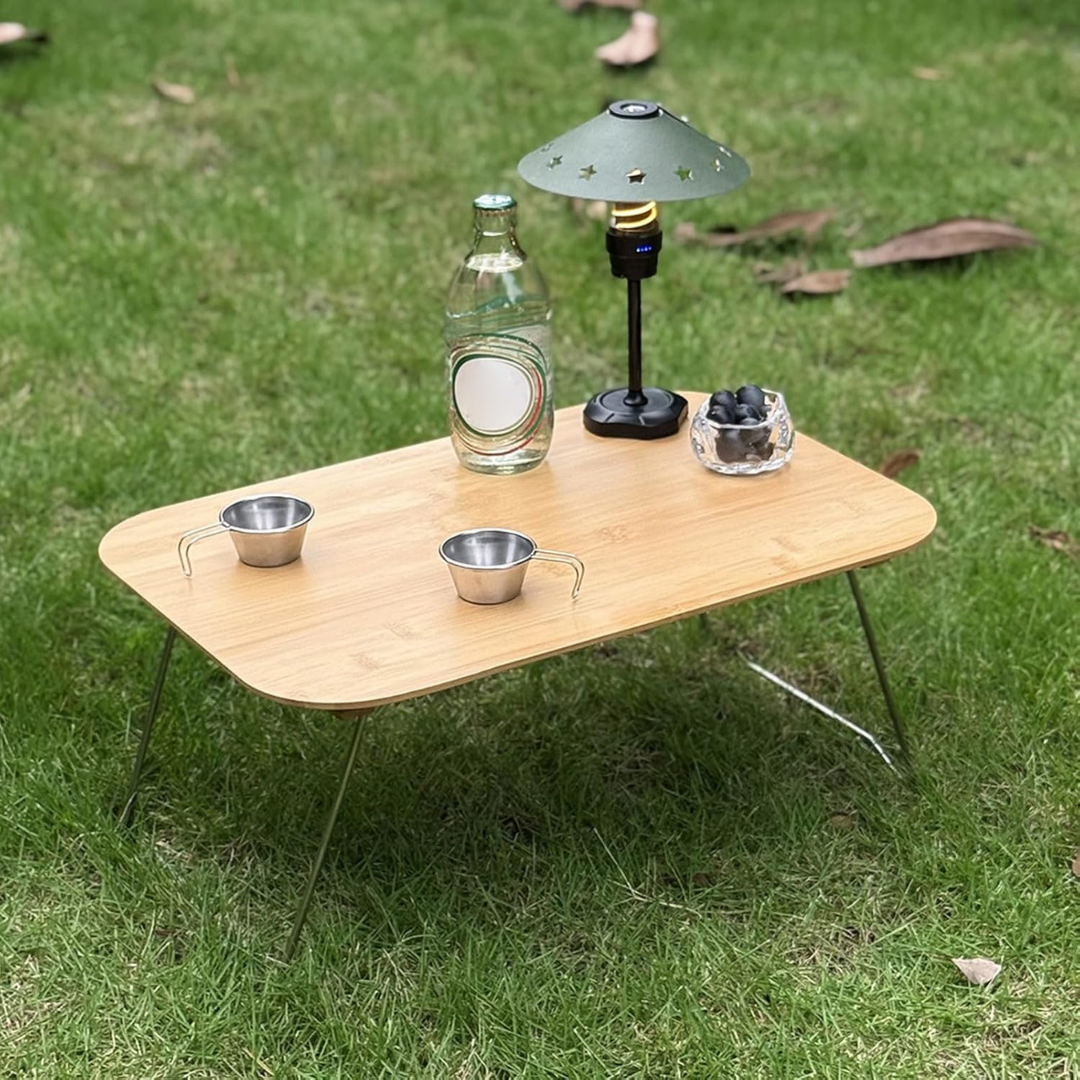 Multipurpose Folding Wooden Camping Table