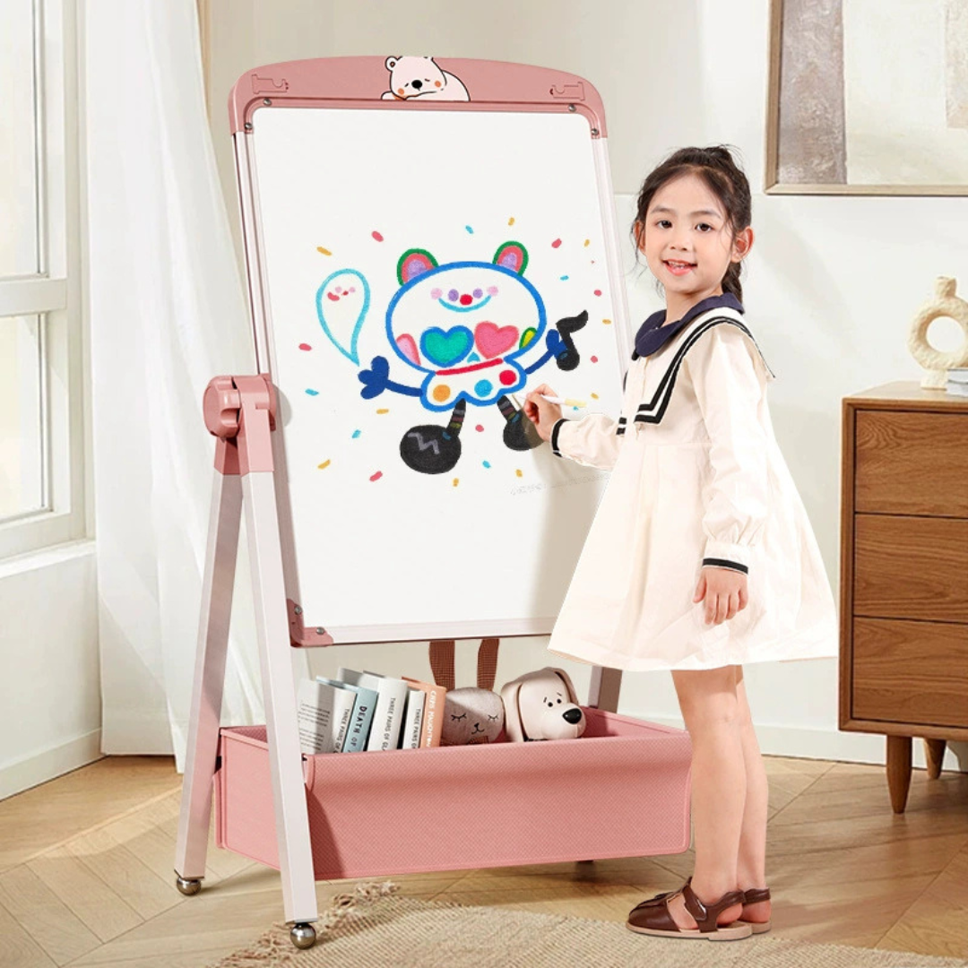 360 Rotating Magnetic Double Sided Kids Drawing Board