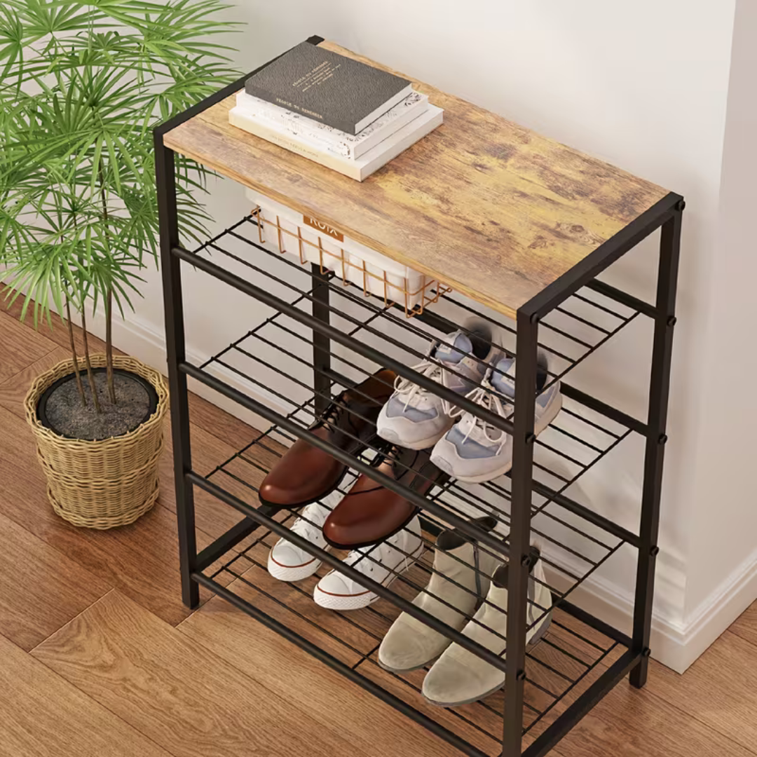 Multi Purpose Space Saving Shoe Storage Rack Organizer