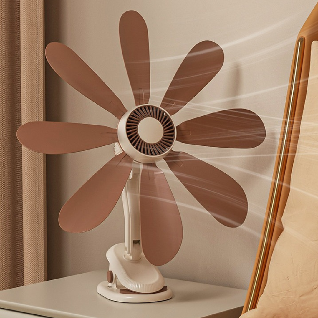 8 Blade High Airflow Clip On Electric Cooling Fan