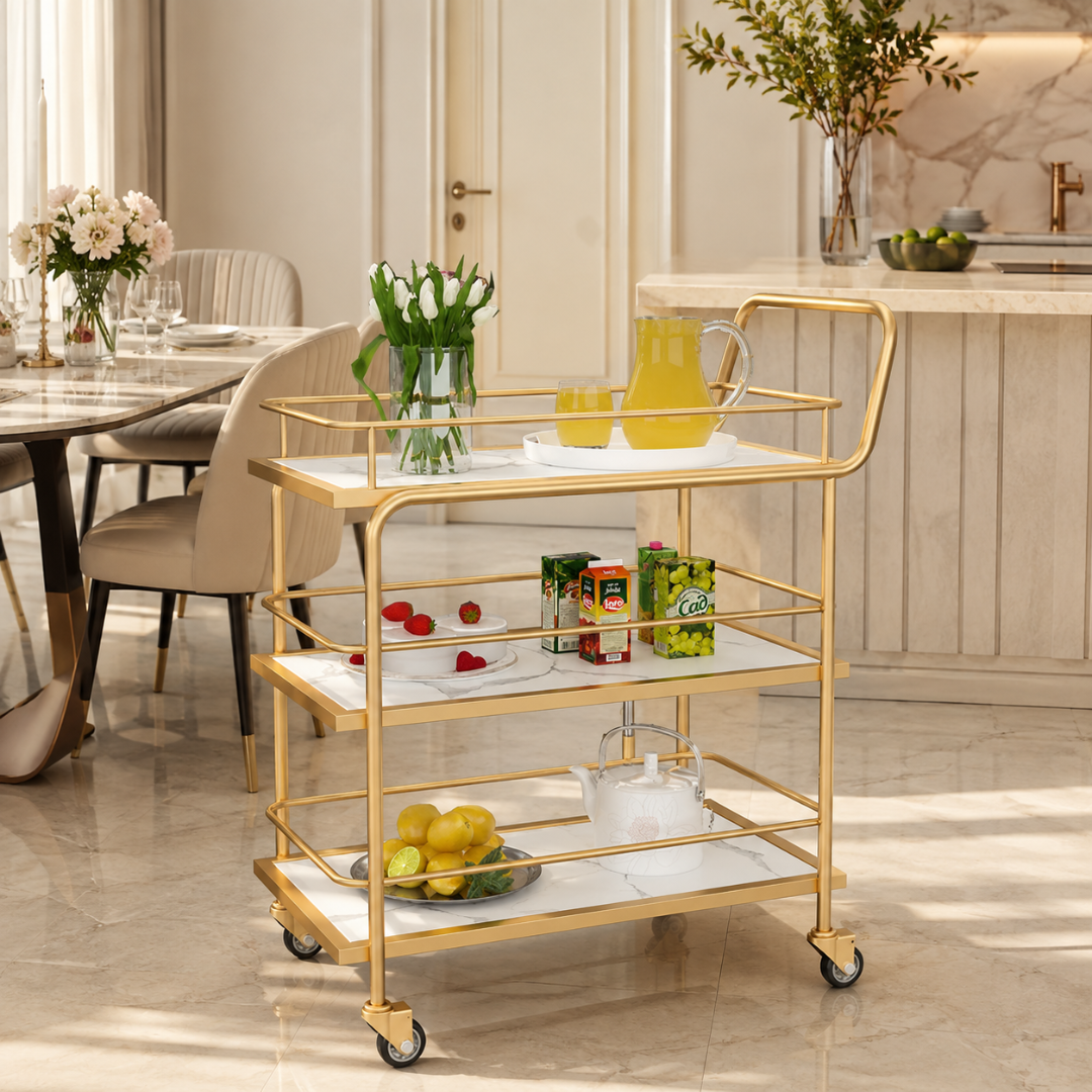 3 Tier Multipurpose Rolling Storage Cart