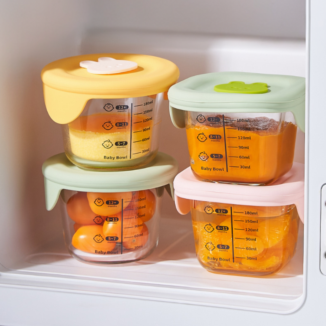 HOMERO Fresh Seal Baby Food Storage Bowl (180ml Capacity)