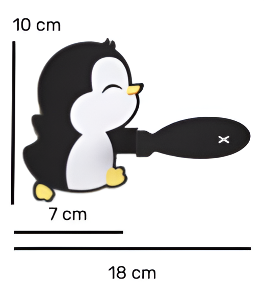Cute Penguin Multipurpose Magnetic Refrigerator Hook