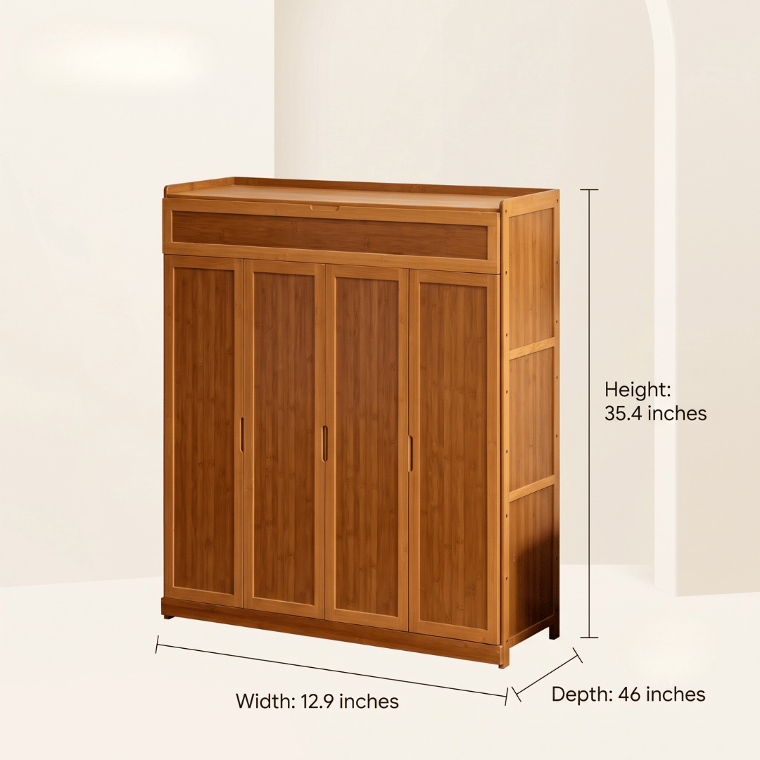 Multi-Tier Dustproof Shoe Organizer Cabinet