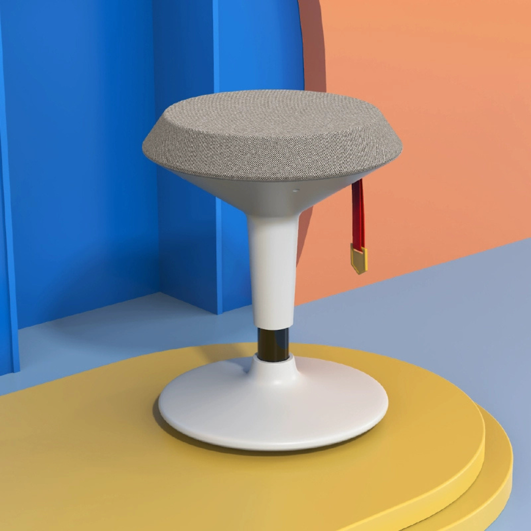 Ergonomic Wobble Design Height Comfortable Cushioning Stool