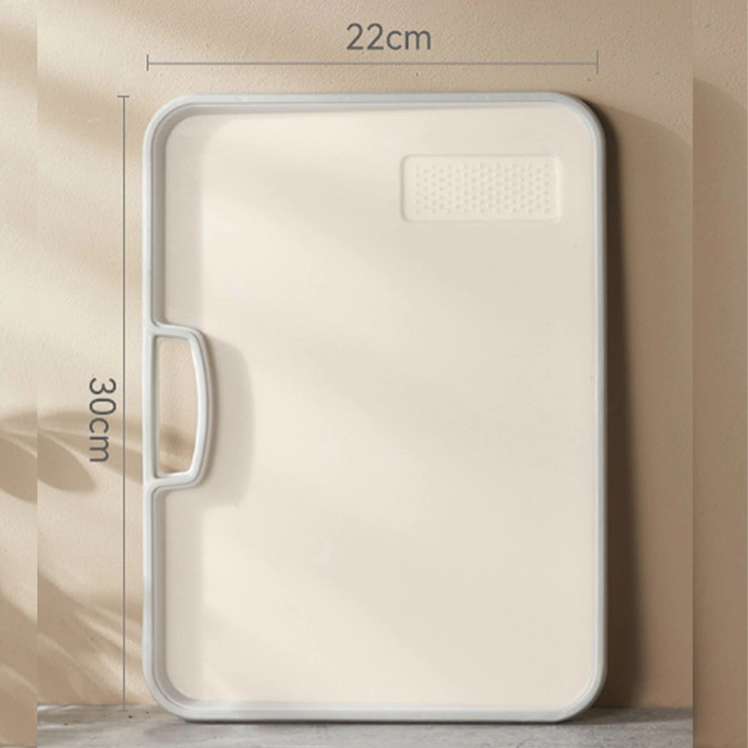 Homero Premium Double Sided Cutting Board with Grinding Zone