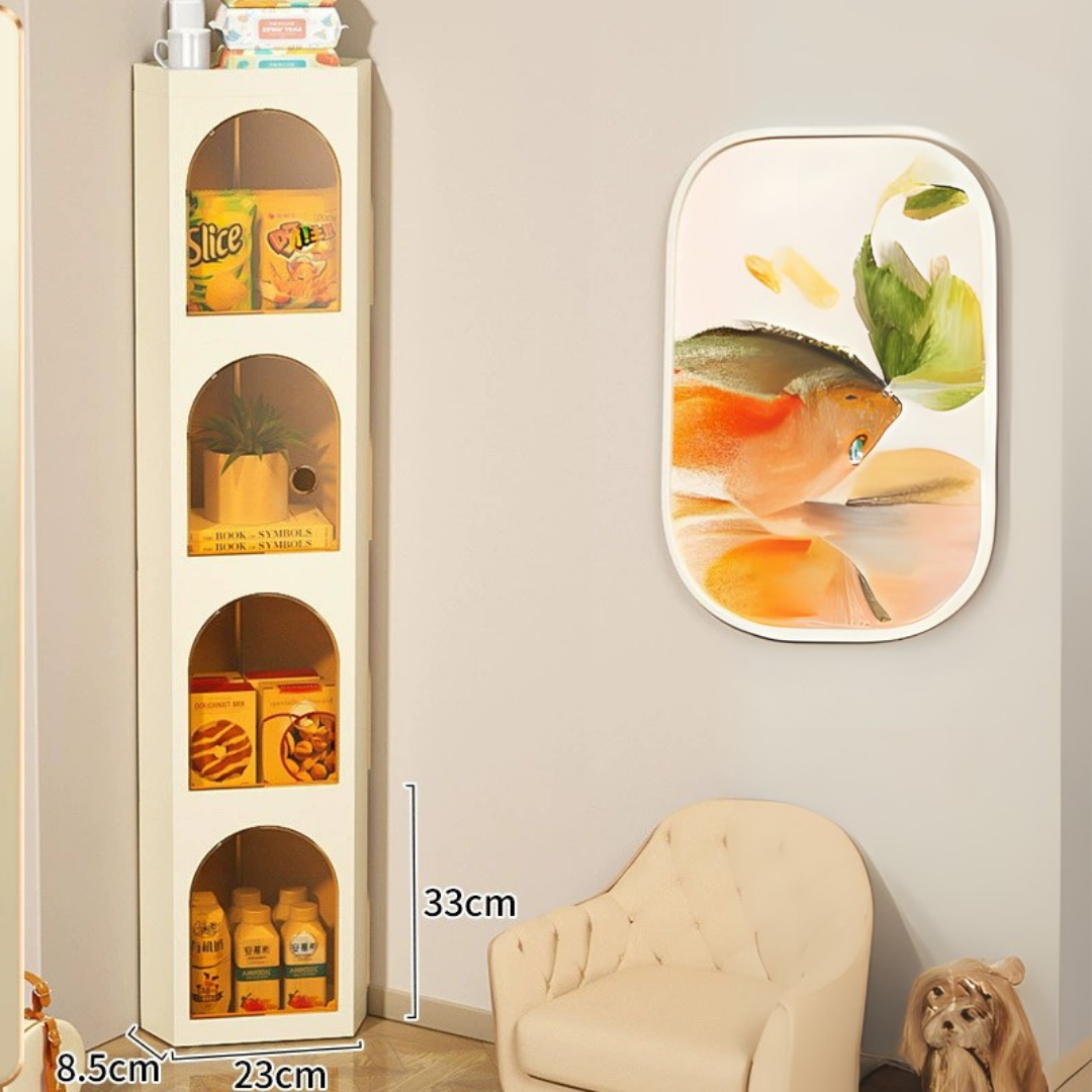 HOMERO Multi-Layer Corner Space-Saving Storage Rack