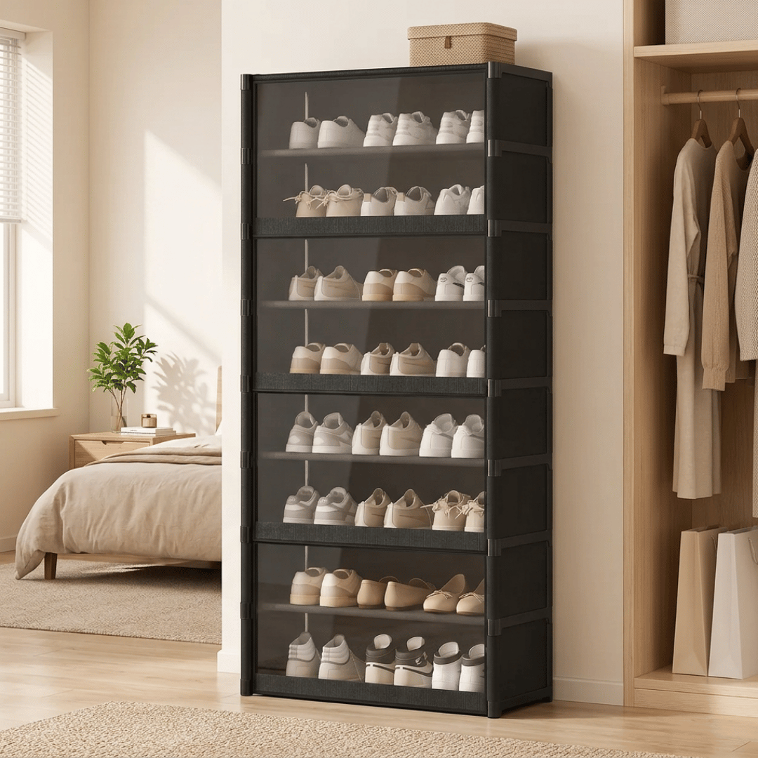 Multipurpose Dustproof Transparent Shoe Cabinet Organizer