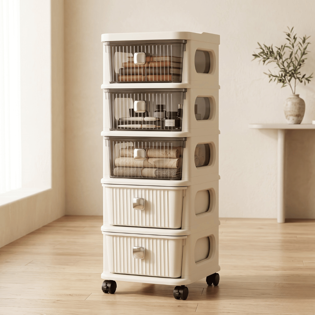 Multipurpose Rolling Storage Organizer Cart with Wheels