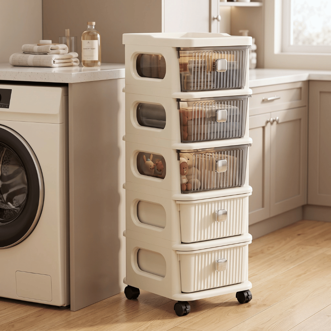 Multipurpose Rolling Storage Organizer Cart with Wheels