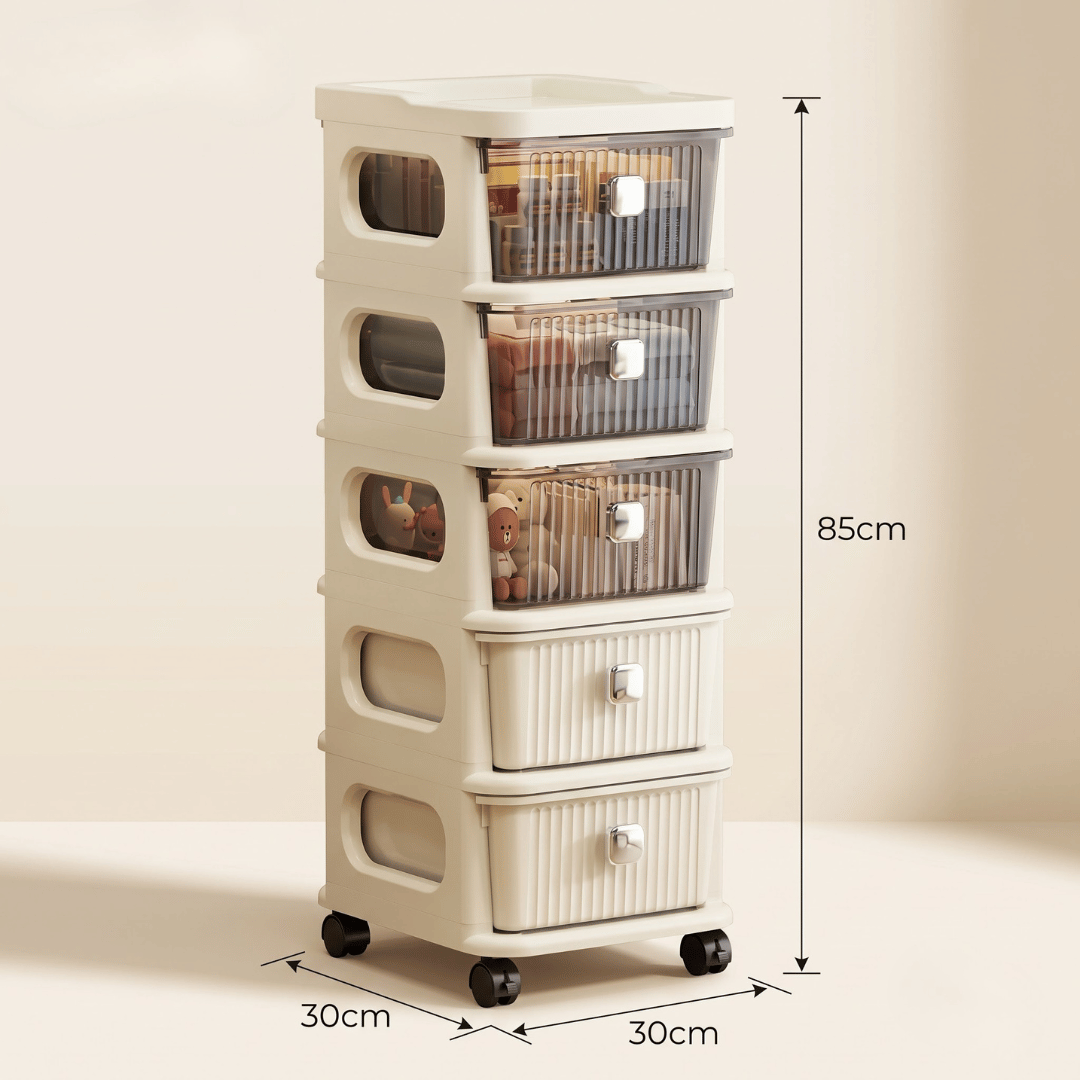 Multipurpose Rolling Storage Organizer Cart with Wheels