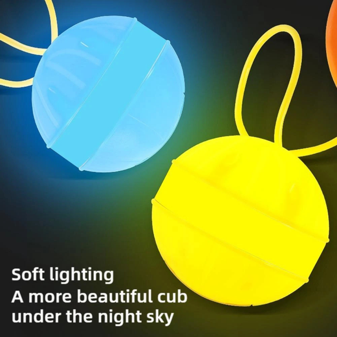 Homero Flashing Ankle Skip Ball Spin Jumper Kids Fitness Toy