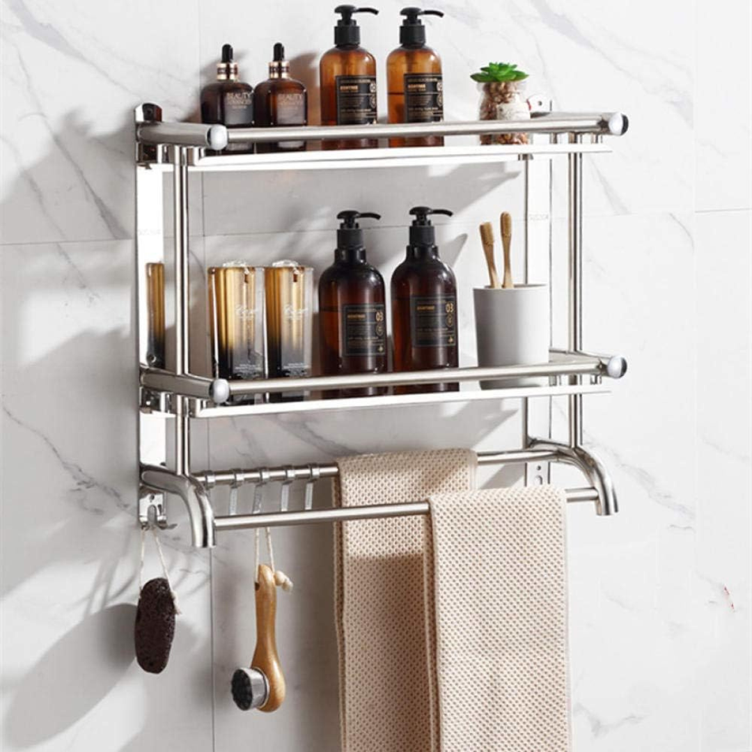 HOMERO Stainless Steel Multi-Layer Wall Mounted Storage Rack