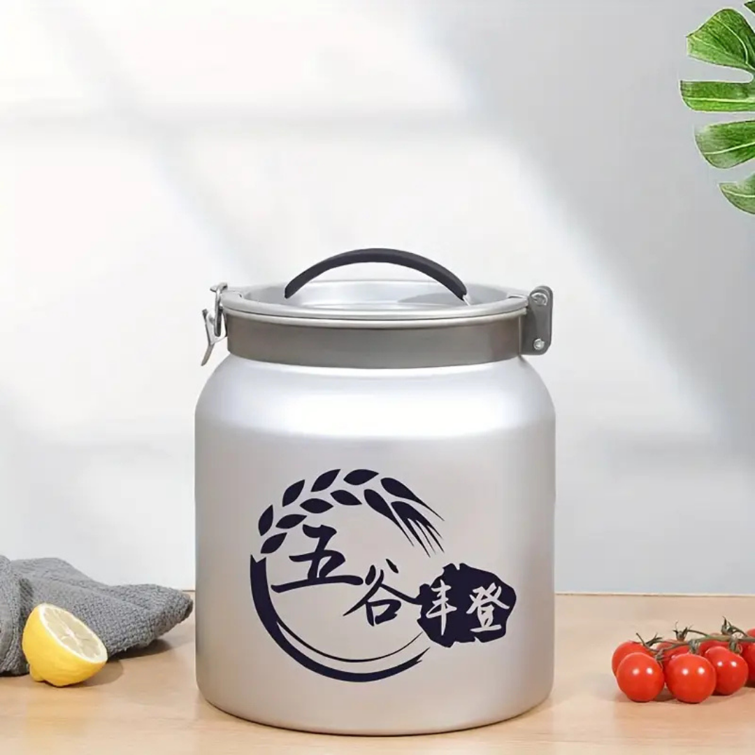 HOMERO Premium Airtight Grain Storage Barrel Double Seal Design