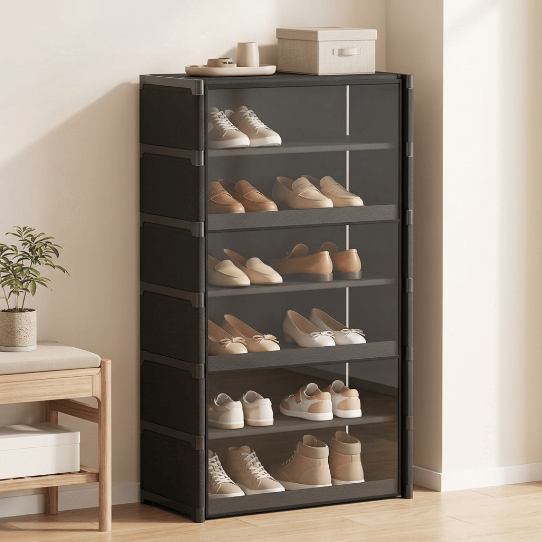 Multipurpose Dustproof Transparent Shoe Cabinet Organizer