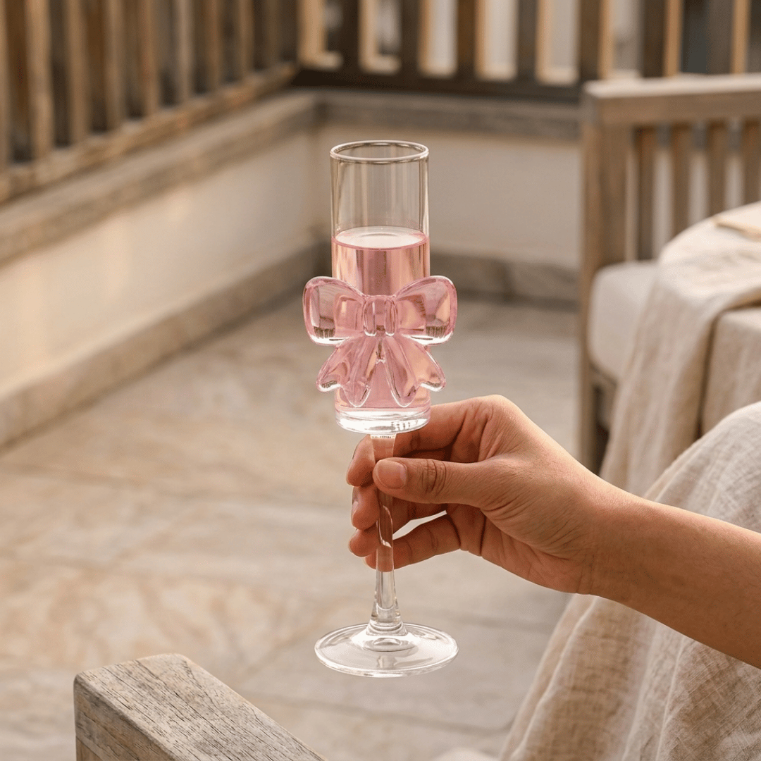 HOMERO Elegant Glass Wine Set Classic Design - 160ml Capacity