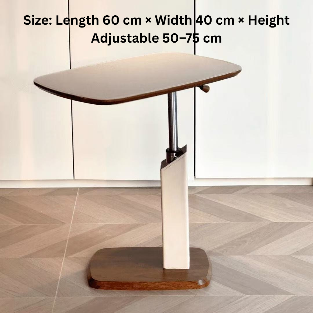 HOMERO Modern Adjustable Height Movable Bedside Table