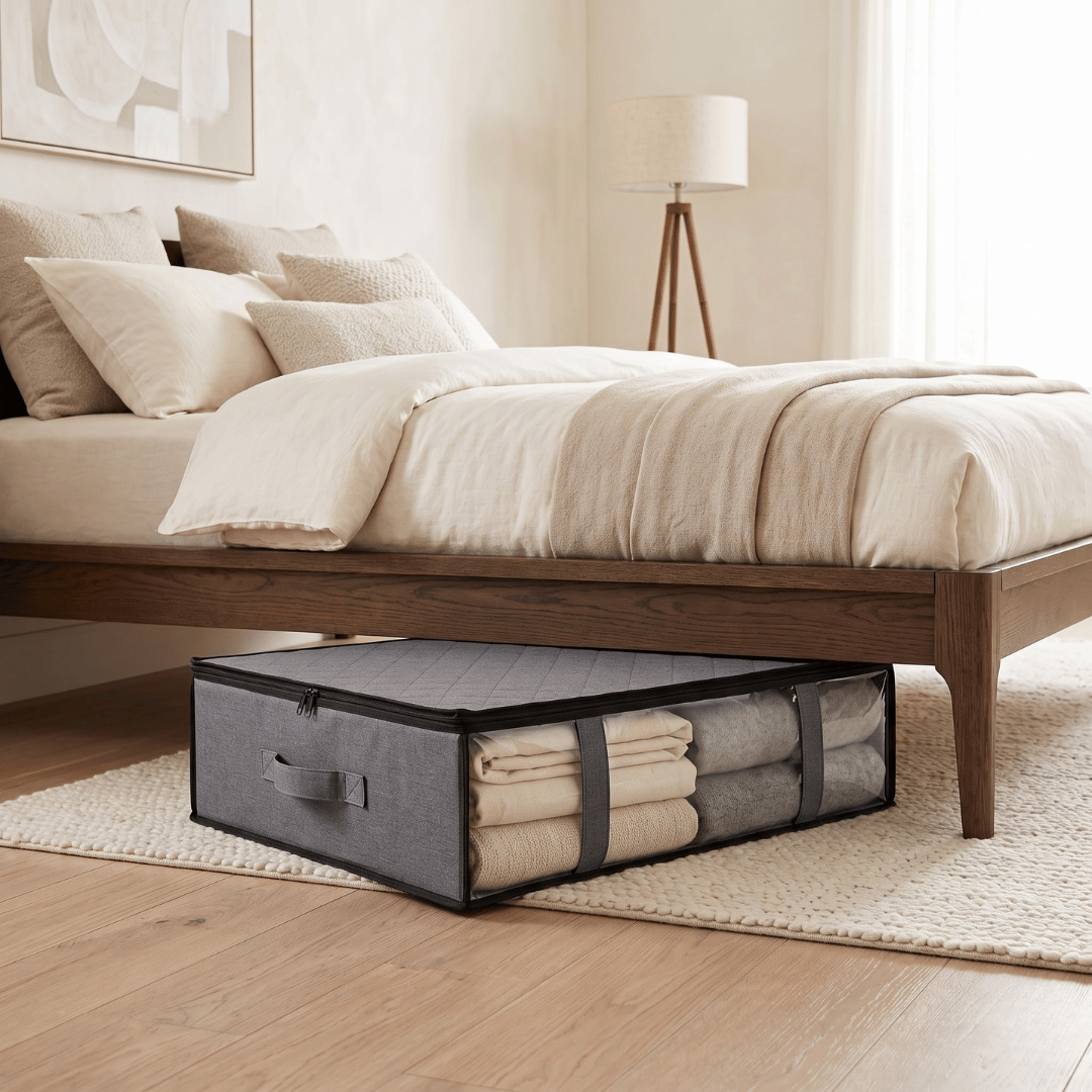 Premium Fabric Underbed Storage Organizer