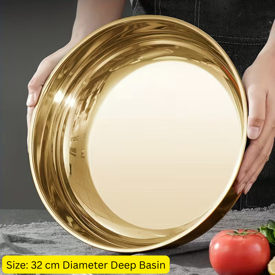 Stainless Steel Multipurpose Deep Mixing Basin