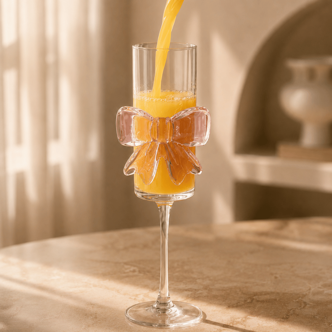HOMERO Elegant Glass Wine Set Classic Design - 160ml Capacity
