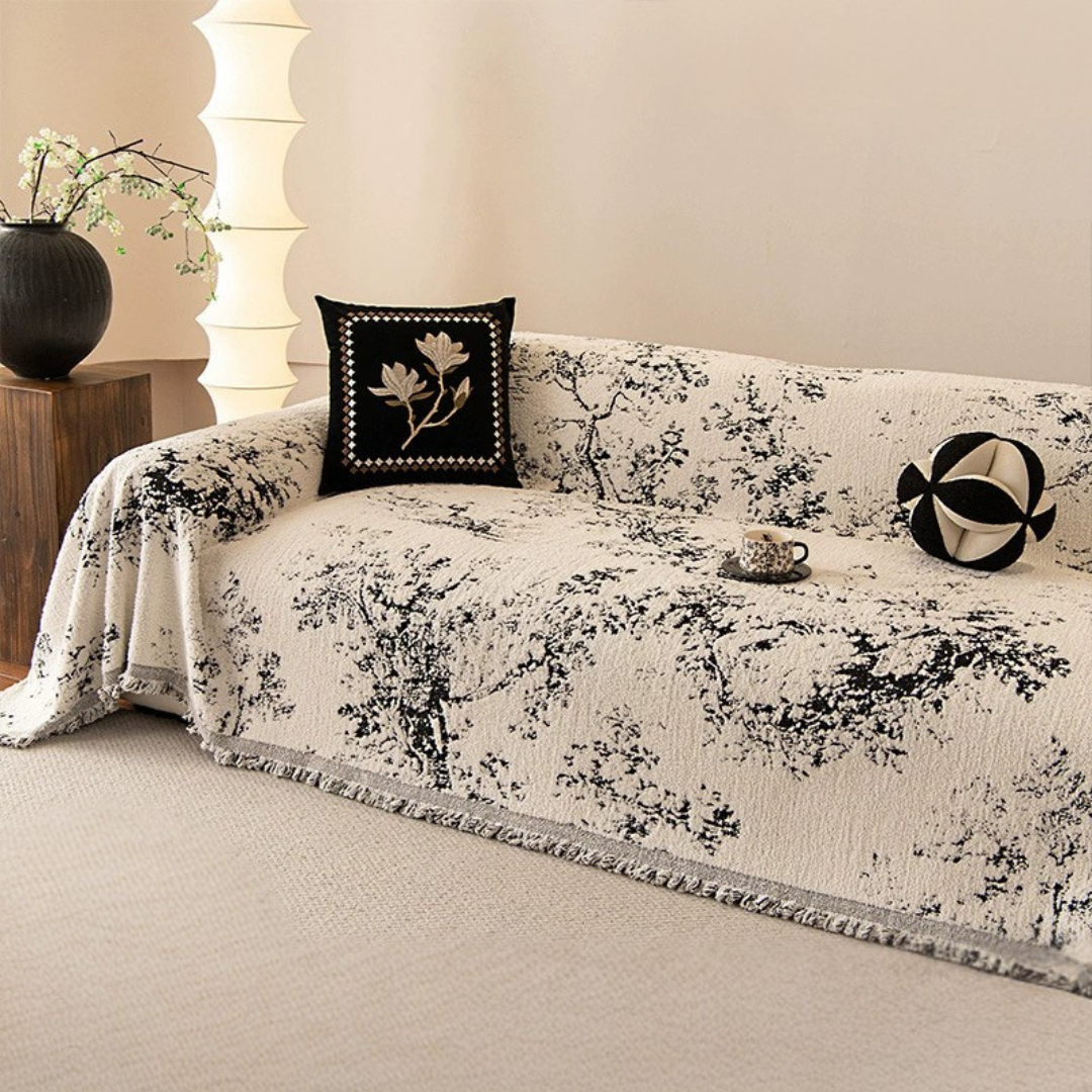 Premium Soft Chenille Comfort Feel Throw Sofa Cover