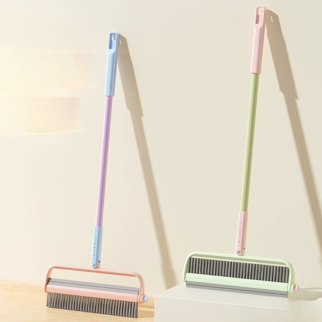 2 in 1 Heavy Duty Floor Scrub Brush with Stiff Bristles