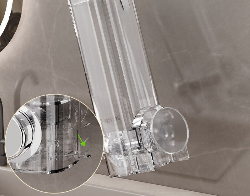 Wall-Mounted Soap and Shower Gel Dispenser with Suction Cup