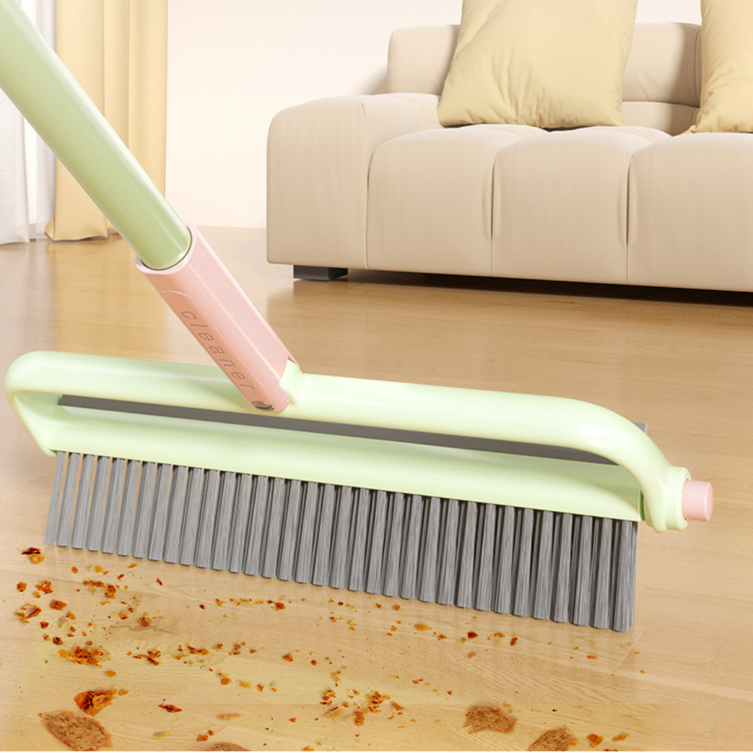 2 in 1 Heavy Duty Floor Scrub Brush with Stiff Bristles