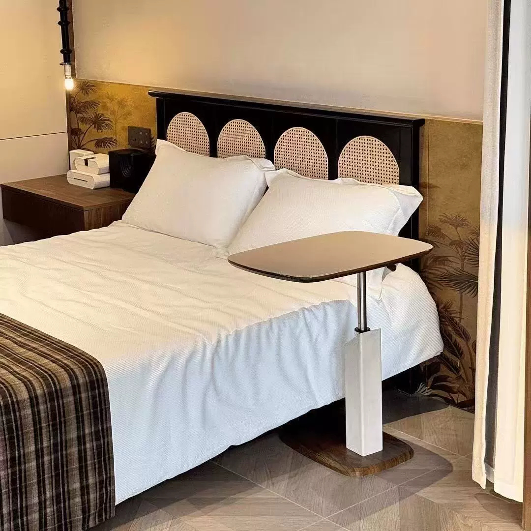 HOMERO Modern Adjustable Height Movable Bedside Table