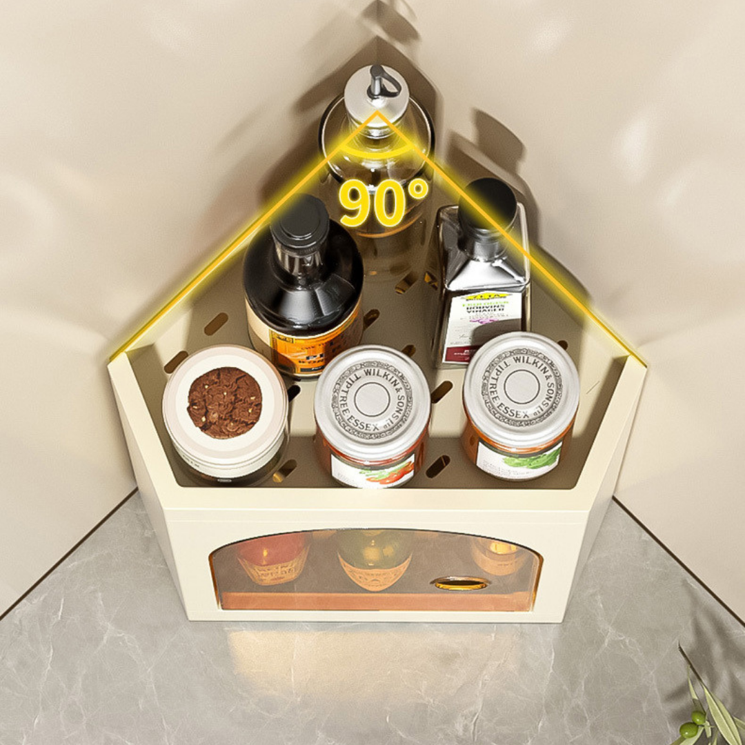 HOMERO Multi-Layer Corner Space-Saving Storage Rack