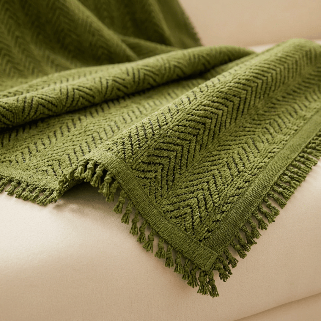 Reversible Elegant Chenille Fabric Wrinkle-Resistant Build Sofa Cover