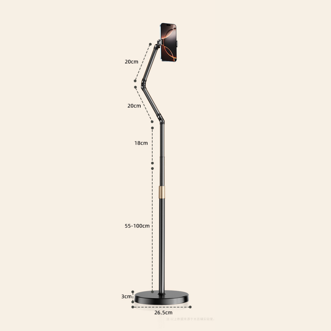 HOMERO Adjustable Bionic Robotic Arm Mobile Holder Floor Stand