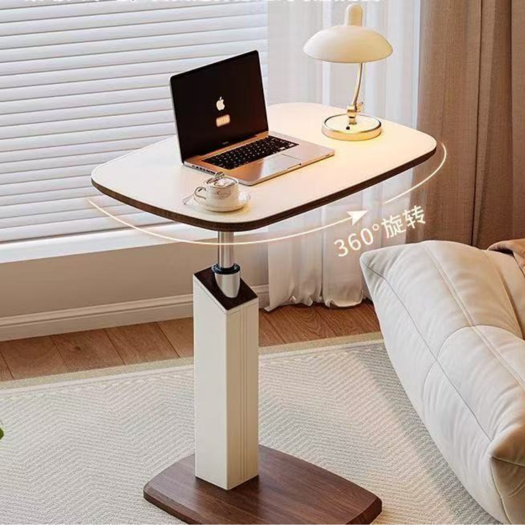 HOMERO Modern Adjustable Height Movable Bedside Table