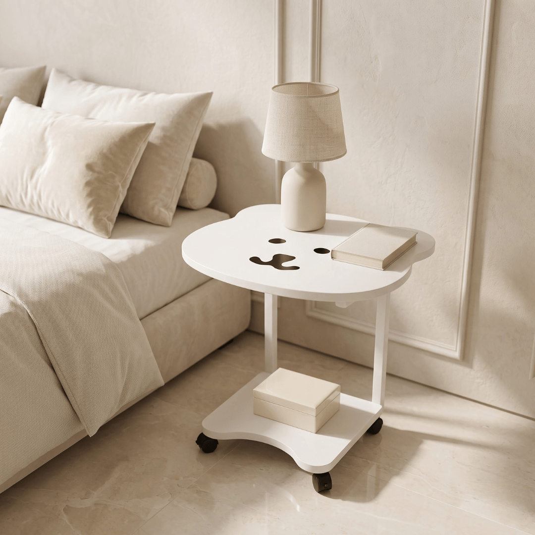2 Tier Panda Design Multiuse Table with Wheels