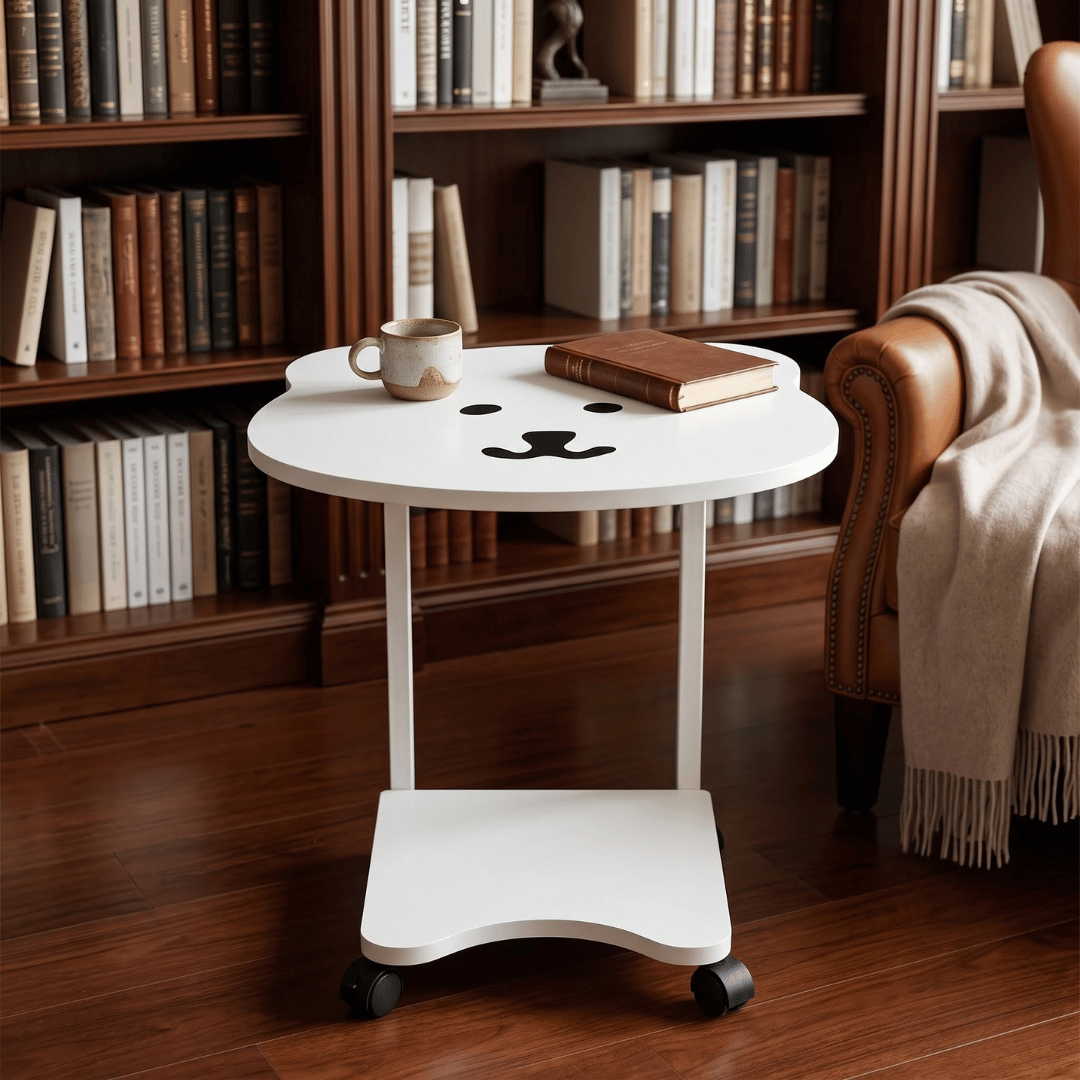 2 Tier Panda Design Multiuse Table with Wheels
