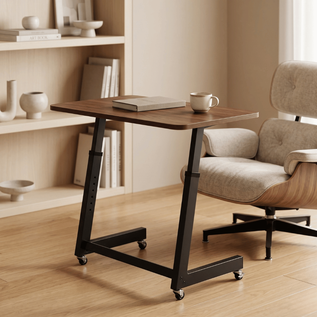 Height Adjustable Multipurpose Table with Wheels
