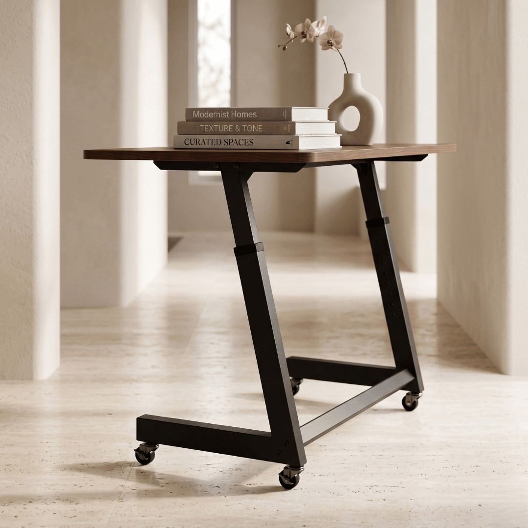 Height Adjustable Multipurpose Table with Wheels