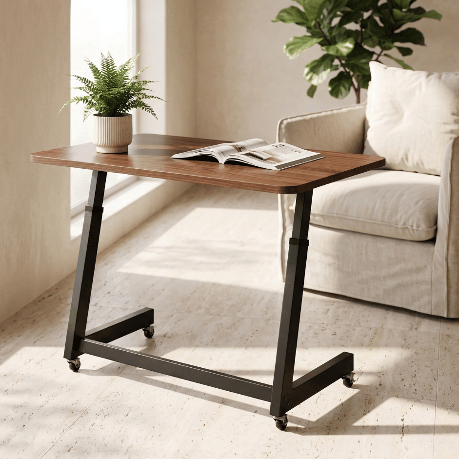 Height Adjustable Multipurpose Table with Wheels