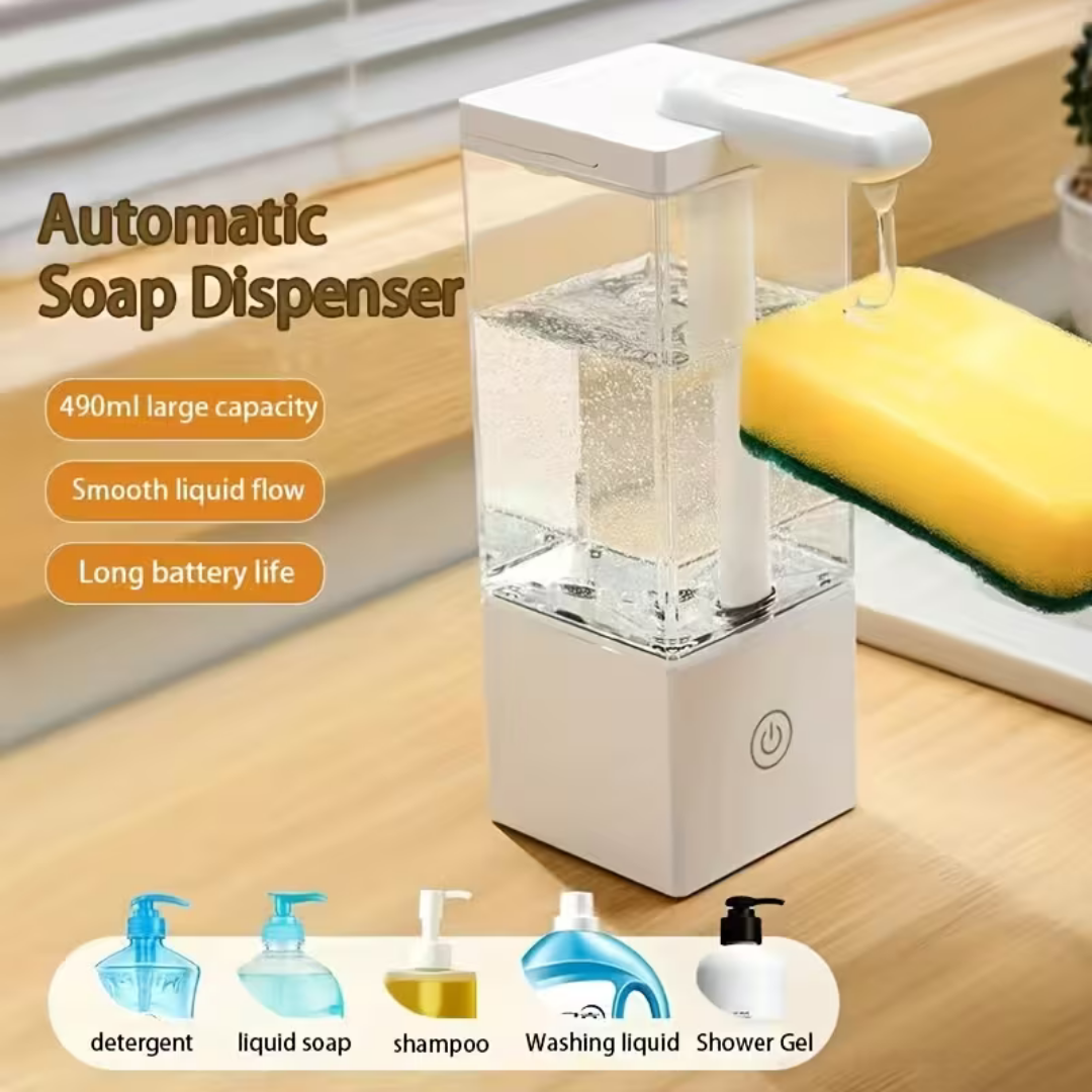 Automatic Touchless Rechargeable Soap Dispenser - 490ML