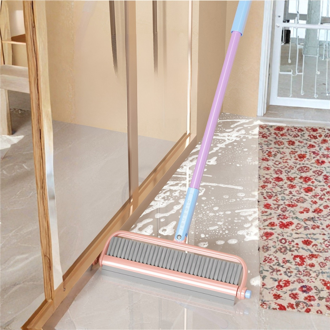2 in 1 Heavy Duty Floor Scrub Brush with Stiff Bristles